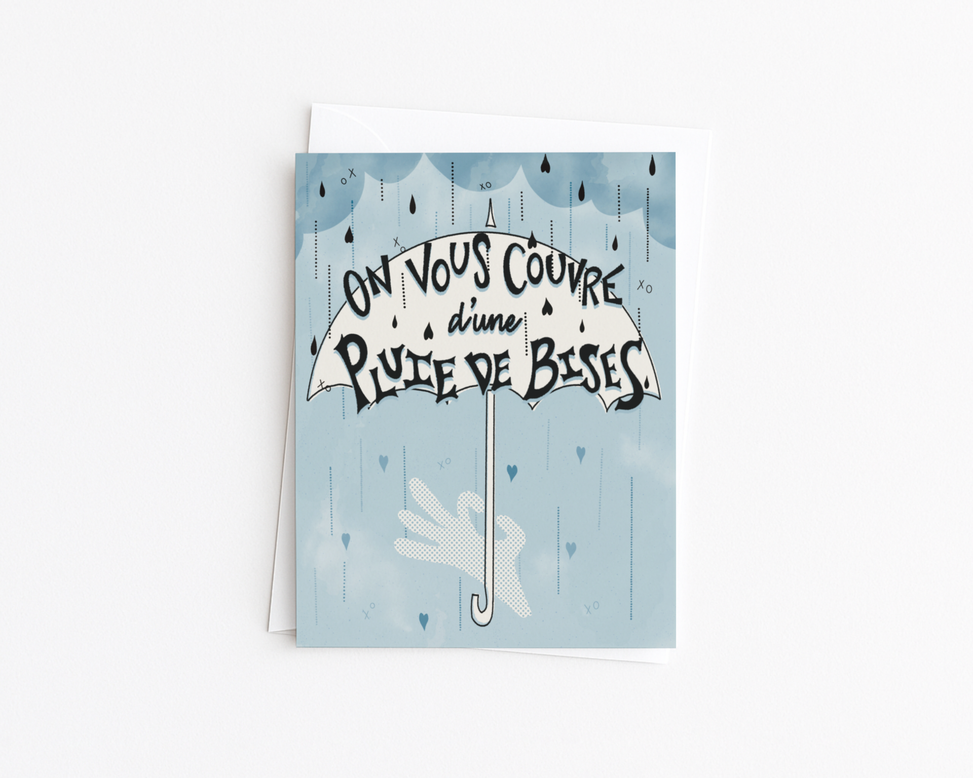 Pluie de Bises minimal flat lay