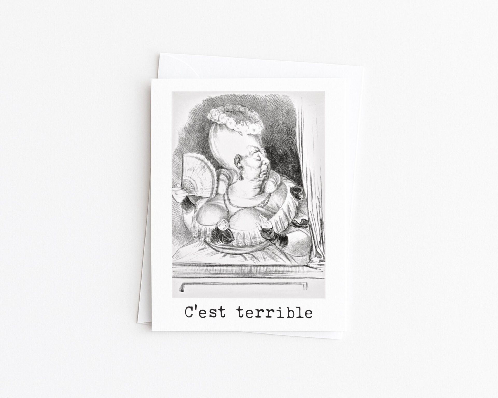 C'est Terrible &ndash; Vintage French Daumier Illustration