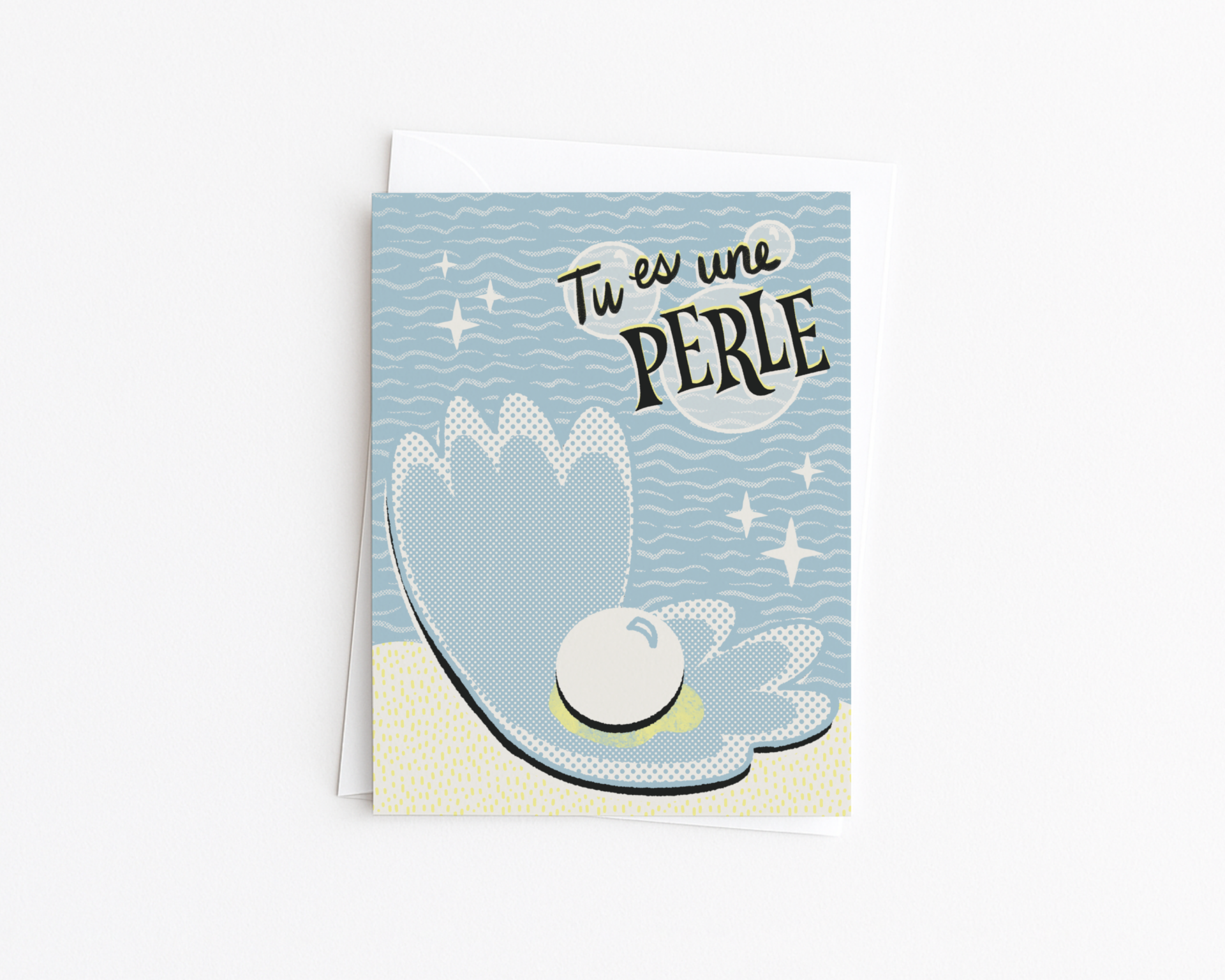 quelle perle minimal flat lay